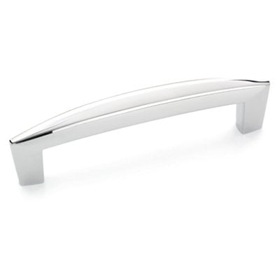 Amerock BP2701726 Creased Bow 5-1/16 in Center-to-Center Polished Chrome Cabinet Pull 128 mm Amerock BP2701726 Creased Bow 5-1/16 in Center-to-Center Polished Chrome Cabinet Pull 128 mm